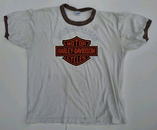1970s harley davidson shirt - 1970s,